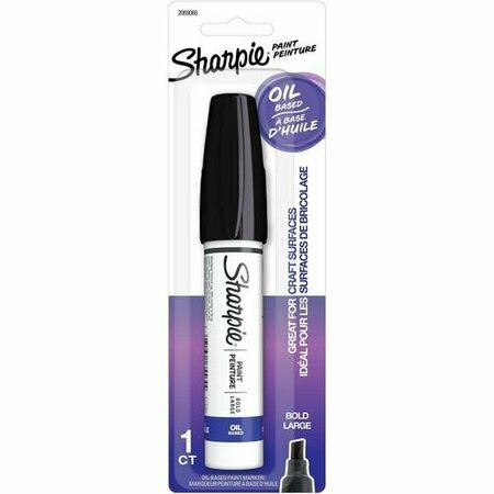 NEWELL BRANDS Sharpie Paint Marker, Oil-Based, Bold Point, Black SAN2069066